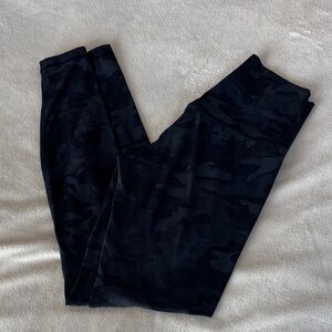 Lululemon Black Camouflage High-Waist Leggings